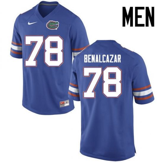 Men's Florida Gators #78 Ricardo Benalcazar NCAA Nike Blue Authentic Stitched College Football Jersey TTJ8062TK